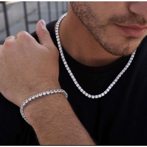 18k Gold Plated 3mm 4mm 5mm Iced Out Diamond Bracelet Sterling Silver Bling Tennis Bracelets Women with White Moissanite Stone
18k Gold Plated 3mm 4mm 5mm Iced Out Diamond Bracelet Sterling Silver Bling Tennis Bracelets Women with White Moissanite Stone