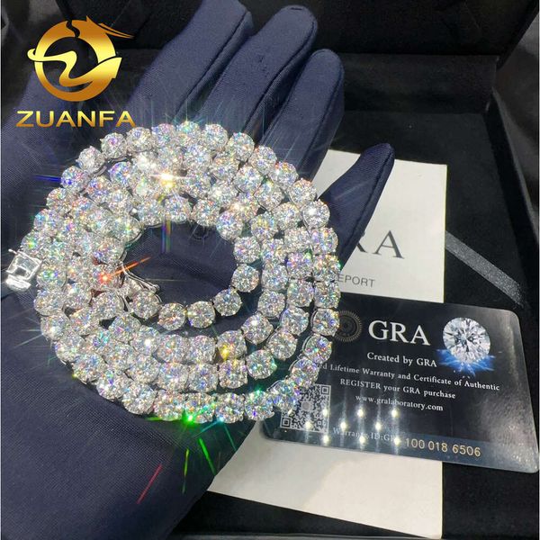 Hot Selling 6.5mm Moissanite Tennis Chain Diamond Test Passed Round Brilliant Cut 925 Silver Tennis Necklace Chain
Hot Selling 6.5mm Moissanite Tennis Chain Diamond Test Passed Round Brilliant Cut 925 Silver Tennis Necklace Chain