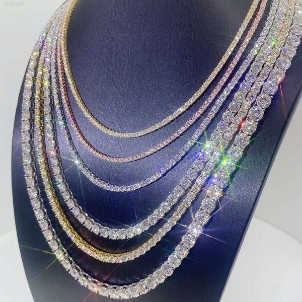 Wholesale 925 Sterling Silver 7-24 Inches Vvs High Quality Moissanite Tenns Necklace Icedout Tennis Bracelet Tennis Chain
Wholesale 925 Sterling Silver 7-24 Inches Vvs High Quality Moissanite Tenns Necklace Icedout Tennis Bracelet Tennis Chain