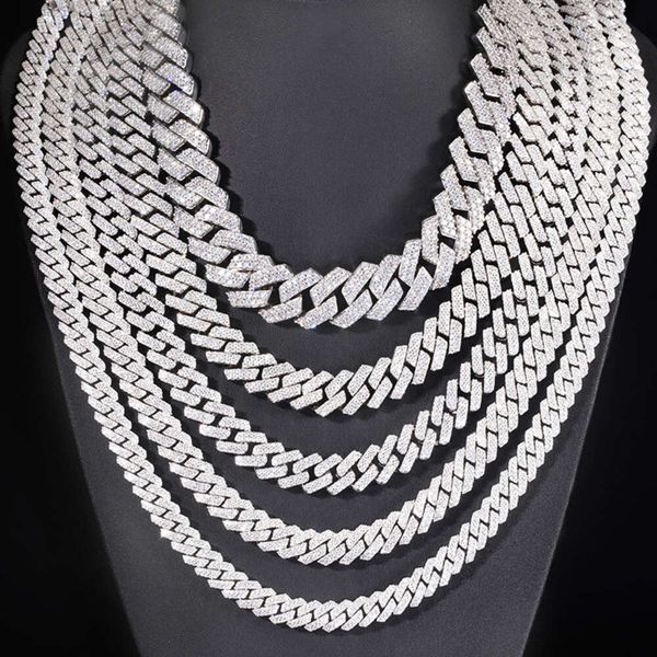 Custom 13mm 15mm 20mm Wide 2 Rows Cuban Chain d Color Vvs Moissanite Diamond S925 Silver Jewelry Hip Hop Necklace
Custom 13mm 15mm 20mm Wide 2 Rows Cuban Chain d Color Vvs Moissanite Diamond S925 Silver Jewelry Hip Hop Necklace