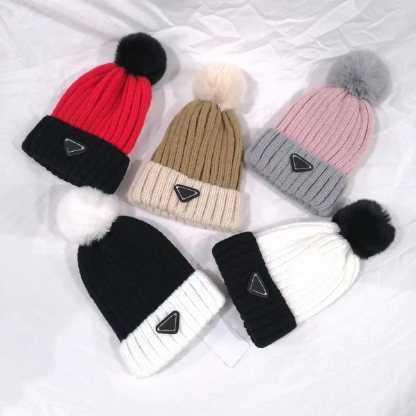 Warm Winter Hats Designer Beanie Christmas Hats Two-tone Bobble Hat Bucket Hat Cap Wool Knitted Hat Spring Skull Caps Letters Casual Outdoor Fitted Hats, Pink
Warm Winter Hats Designer Beanie Christmas Hats Two-tone Bobble Hat Bucket Hat Cap Wool Knitted Hat Spring Skull Caps Letters Casual Outdoor Fitted Hats, Pink