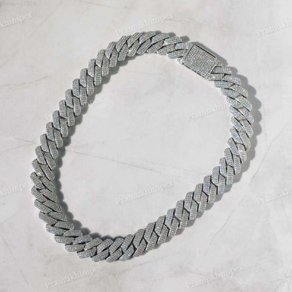 Luxury Fashion Jewelry Hip Hop Moissanite 19 Mm Cuban Chain for Men's 18k White Gold Iced Out Miami Link Chain at Factory Price
Luxury Fashion Jewelry Hip Hop Moissanite 19 Mm Cuban Chain for Men's 18k White Gold Iced Out Miami Link Chain at Factory Price