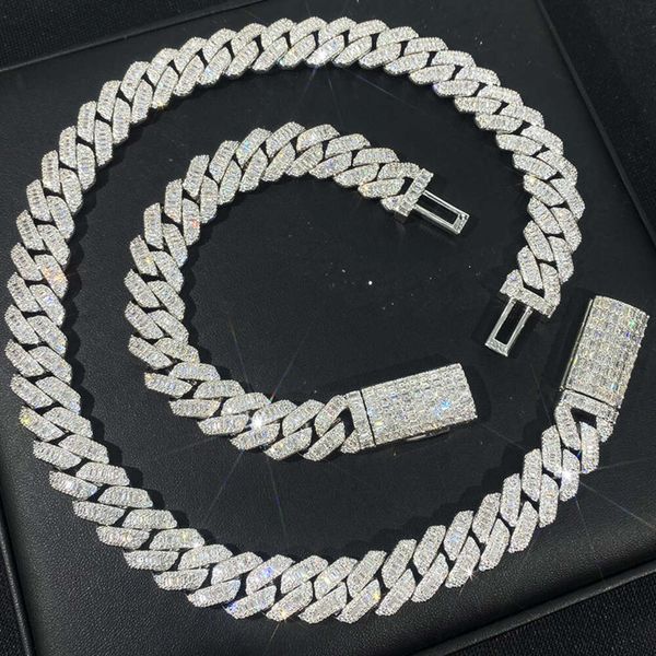 Rapper Popular Design Baguette Diamond Bracelet S925 Moissanite Jewelry Set Luxury Cuban Chain Cuban Link Chain Necklace
Rapper Popular Design Baguette Diamond Bracelet S925 Moissanite Jewelry Set Luxury Cuban Chain Cuban Link Chain Necklace