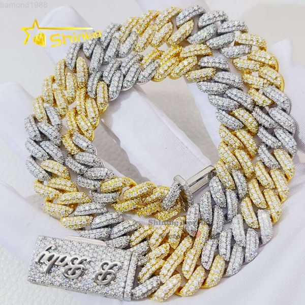 Gra Vvs Moissanite Diamond Buss Down Hip Hop Chain 15mm Custom Name Clasp Cuban Link Chain
Gra Vvs Moissanite Diamond Buss Down Hip Hop Chain 15mm Custom Name Clasp Cuban Link Chain