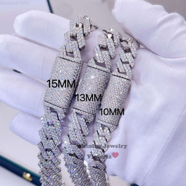 Hip Hop Necklace Bling 10mm 13mm 15mm Iced Out Gra Certificate Vvs Moissanite Cuban Chain
Hip Hop Necklace Bling 10mm 13mm 15mm Iced Out Gra Certificate Vvs Moissanite Cuban Chain
