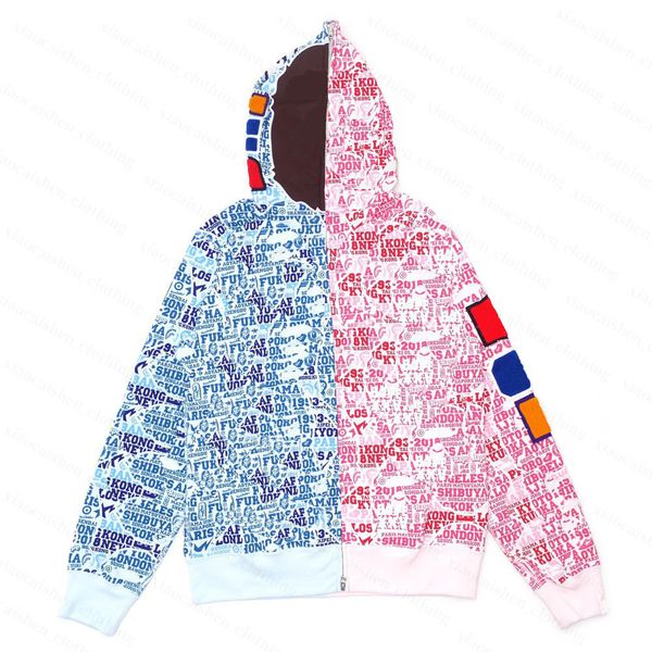 Full zip up hoodies man designer shark womens Hooded pullover Y2K hoodie brand 10A quality cotton coat man jacket clothing, Thick style5
Full zip up hoodies man designer shark womens Hooded pullover Y2K hoodie brand 10A quality cotton coat man jacket clothing, Thick style5