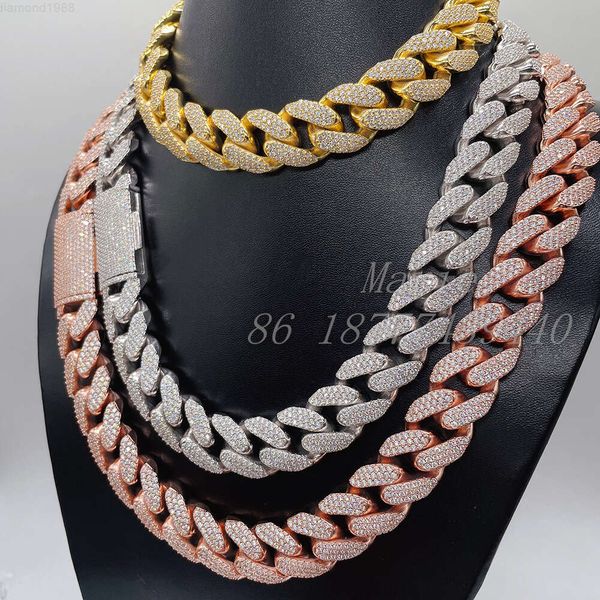 Fashion Jewelry Silver Custom Necklace S925 with Vvs Moissanite Jewelry Luxury Cuban Bracelet Iced Out Cuban Chain
Fashion Jewelry Silver Custom Necklace S925 with Vvs Moissanite Jewelry Luxury Cuban Bracelet Iced Out Cuban Chain