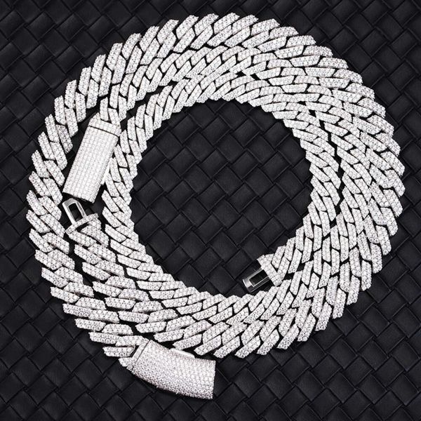 Custom Luxury 14mm 2rows Miami Cuban Chain 14k Gold Plated S925 Sterling Silver with Iced Out Moissanite Hiphop Necklace Link
Custom Luxury 14mm 2rows Miami Cuban Chain 14k Gold Plated S925 Sterling Silver with Iced Out Moissanite Hiphop Necklace Link