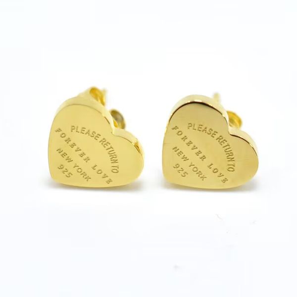 Fashion Loves Heart earring Earrings designer 18K gold rose silver for women stud luxury letter stainless steel 10x9mm Earing jewelry gifts woman
Fashion Loves Heart earring Earrings designer 18K gold rose silver for women stud luxury letter stainless steel 10x9mm Earing jewelry gifts woman
