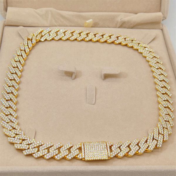 Hip Hop Shining Jewelry Iced Out 15mm Vvs d Color Moissanite Diamond 10k Gold Cuban Link Chain
Hip Hop Shining Jewelry Iced Out 15mm Vvs d Color Moissanite Diamond 10k Gold Cuban Link Chain