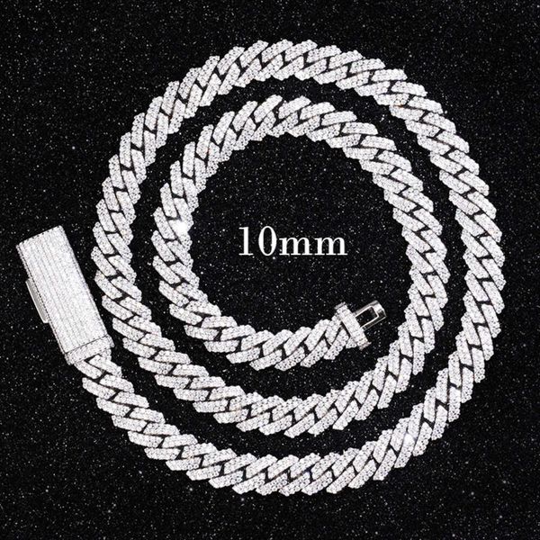 Rts Gold Plated 925 Sterling Silver 2 Rows 10mm 12mm 14mm Gra Moissanite Pass Certificate Man Jewelry Cuban Link Chain
Rts Gold Plated 925 Sterling Silver 2 Rows 10mm 12mm 14mm Gra Moissanite Pass Certificate Man Jewelry Cuban Link Chain