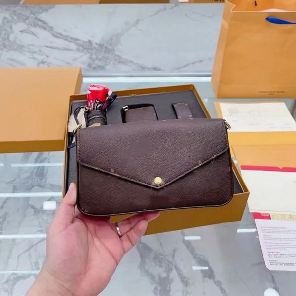 Women's box bag designer shoulder bag fashion 5 bags luxury purse silk scarf new handbag, Brown
Women's box bag designer shoulder bag fashion 5 bags luxury purse silk scarf new handbag, Brown