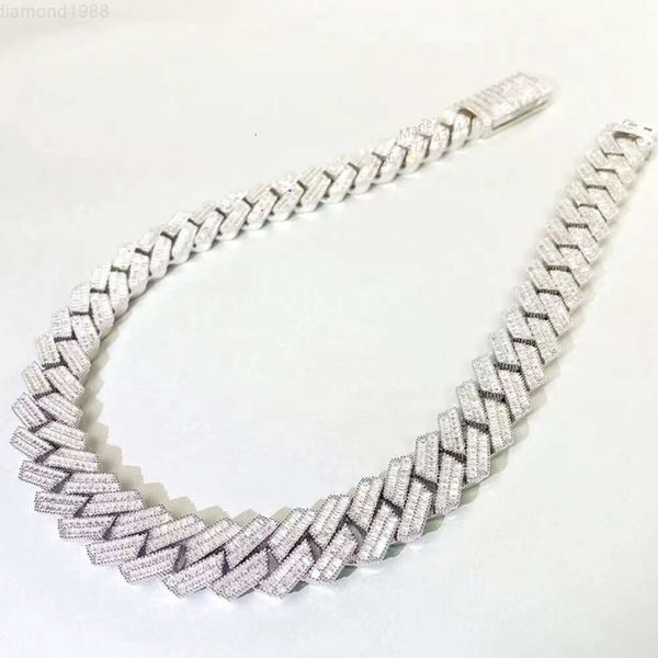 Customized Top Quality Solid Sterling Silver Vvs d Color Baguette Moissanite Diamond with Gra Cuban Chain Link for Hiphop Life
Customized Top Quality Solid Sterling Silver Vvs d Color Baguette Moissanite Diamond with Gra Cuban Chain Link for Hiphop Life