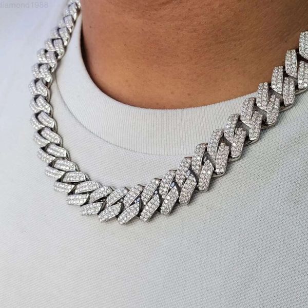 Aaa Gems Mens Hip Pop Jewelry 10mm 925 Sterling Silver Iced Out Vvs Moissanite Monaco Cuban Link Chain Necklace
Aaa Gems Mens Hip Pop Jewelry 10mm 925 Sterling Silver Iced Out Vvs Moissanite Monaco Cuban Link Chain Necklace