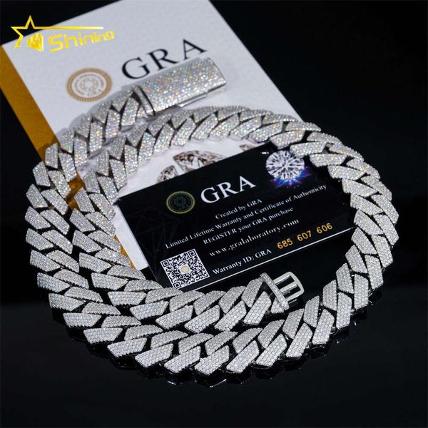 Wholesale Price Iced Out 18/20mm Hip Hop Necklace Gold Cuban Chain 925 Sterling Silver Vvs Moissanite Cuban Link Chain
Wholesale Price Iced Out 18/20mm Hip Hop Necklace Gold Cuban Chain 925 Sterling Silver Vvs Moissanite Cuban Link Chain