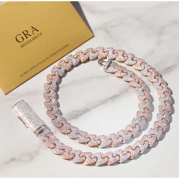 Custom Moissanite Miami Cuban Link Chain in Silver 925 Prong Cuban Link Chain 11mm 15mm Two Tone Colors Hip Hop Necklace Link
Custom Moissanite Miami Cuban Link Chain in Silver 925 Prong Cuban Link Chain 11mm 15mm Two Tone Colors Hip Hop Necklace Link