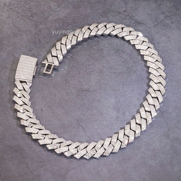 2023 New Design Fashion Baguette Moissanite Jewelry Necklace Gold Plated 925 Sterling Silver Cuban Link Chain for Hip Hop Men
2023 New Design Fashion Baguette Moissanite Jewelry Necklace Gold Plated 925 Sterling Silver Cuban Link Chain for Hip Hop Men