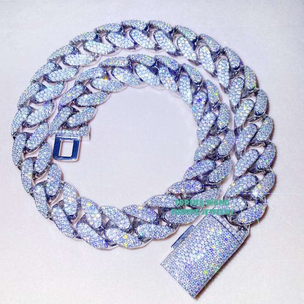 Iced Moissanite Pass Diamond Tester Necklace 18mm 3 Row Heavy Miami Moissanite Diamond Cuban Link
Iced Moissanite Pass Diamond Tester Necklace 18mm 3 Row Heavy Miami Moissanite Diamond Cuban Link
