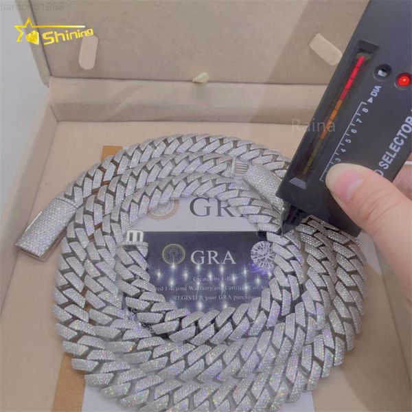 Pass Diamond Tester New Silver Chains Design for Men Vvs Moissanite Miami Cuban Link Chain
Pass Diamond Tester New Silver Chains Design for Men Vvs Moissanite Miami Cuban Link Chain
