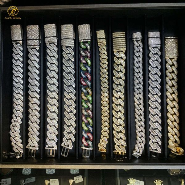 8mm 12mm 15mm Fine Jewelry Hip Hop Gold Plated 925 Silver Vvs Moissanite Diamond Iced Out Cuban Link Chain Necklace
8mm 12mm 15mm Fine Jewelry Hip Hop Gold Plated 925 Silver Vvs Moissanite Diamond Iced Out Cuban Link Chain Necklace