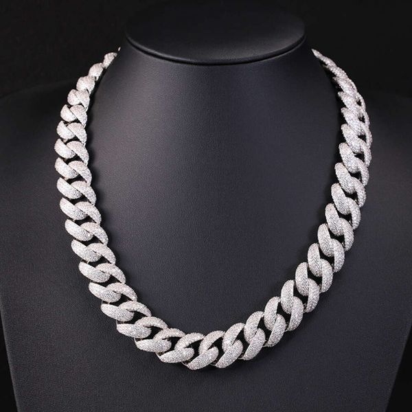 Customization Cuban Chain Sterling Silver Moissanite 4rows Iced Out 17mm Wide Heavy Miami Style Chain for Men 's Hiphop Life
Customization Cuban Chain Sterling Silver Moissanite 4rows Iced Out 17mm Wide Heavy Miami Style Chain for Men 's Hiphop Life