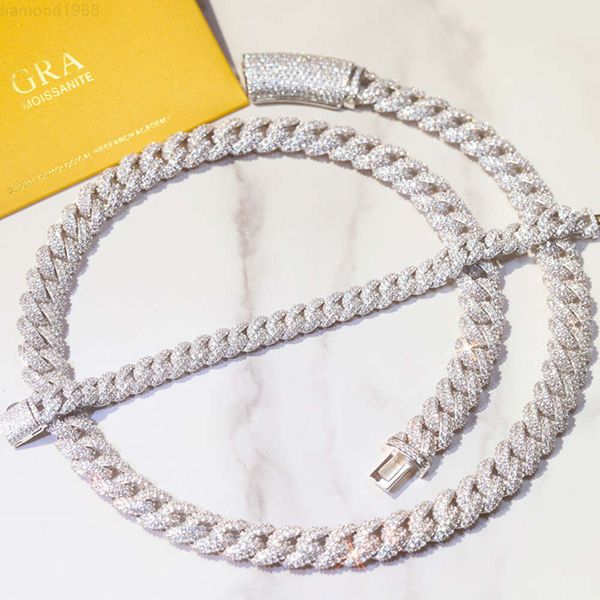 Yu Ying Jewelry Wide 6/9/13mm 2rows Vvs Moissanite Iced Out S925 Cuban Link Chain for Free Custom
Yu Ying Jewelry Wide 6/9/13mm 2rows Vvs Moissanite Iced Out S925 Cuban Link Chain for Free Custom