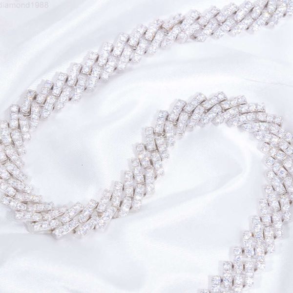 Fashion Customized Top Quality 10mm Sterling Silver Single Vvs Moissanite Diamond Cuban Chain Link for Hip Hop Necklace
Fashion Customized Top Quality 10mm Sterling Silver Single Vvs Moissanite Diamond Cuban Chain Link for Hip Hop Necklace