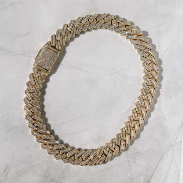 Manufacture Price Luxury Diamond Baguette Cuban Chain Necklace for Men's Hip Hop Custom Jewelry Fine Diamond Jewelry for Her
Manufacture Price Luxury Diamond Baguette Cuban Chain Necklace for Men's Hip Hop Custom Jewelry Fine Diamond Jewelry for Her