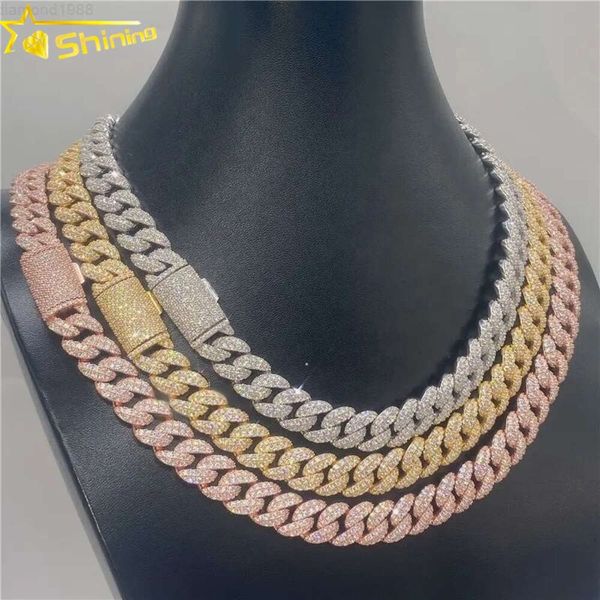 Pass Diamond Tester 12mm Two Row Shining Jewelry 925 Sterling Silver Iced Out Vvs Moissanite Cuban Link Chain Necklace
Pass Diamond Tester 12mm Two Row Shining Jewelry 925 Sterling Silver Iced Out Vvs Moissanite Cuban Link Chain Necklace