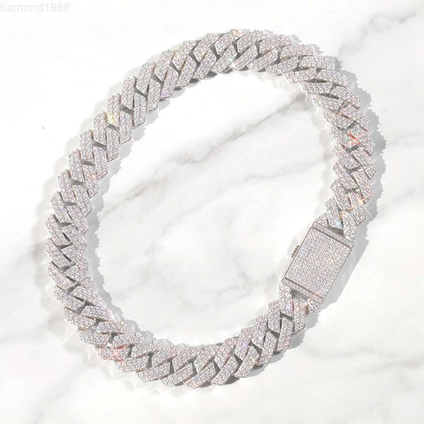 Customized Vvs d Color Moissanite S925 Plated Gold 20mm Wide 2rows Cuban Necklaces Pass Gra
Customized Vvs d Color Moissanite S925 Plated Gold 20mm Wide 2rows Cuban Necklaces Pass Gra
