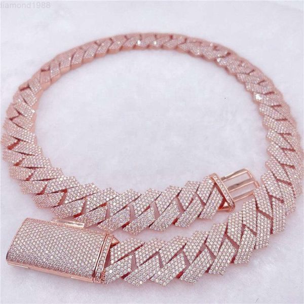 Custom Vvs Moissanite Big Hip Hop Mens Rapper Diamond Chain Pendant Necklace 4 Row Prong Choker Cuban Link Chain 18mm 20mm
Custom Vvs Moissanite Big Hip Hop Mens Rapper Diamond Chain Pendant Necklace 4 Row Prong Choker Cuban Link Chain 18mm 20mm