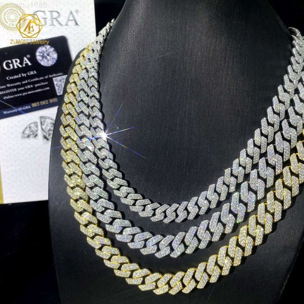 Pass Diamond Tester Moissanite Hip Hop Jewelry 925 Silver 8mm 10mm 12mm 13mm Iced Out Cuban Link Chain Mens Mossanite Necklace
Pass Diamond Tester Moissanite Hip Hop Jewelry 925 Silver 8mm 10mm 12mm 13mm Iced Out Cuban Link Chain Mens Mossanite Necklace