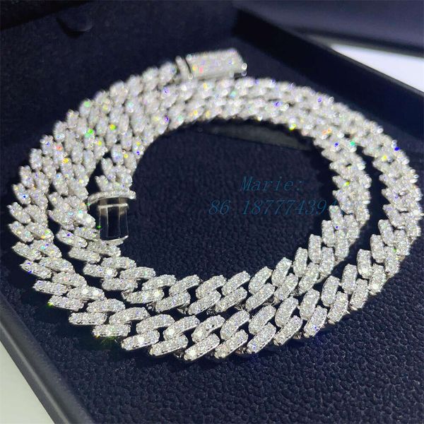Custom Hip Hop Jewelry Cuban Chain for Women Luxury Moissanite Diamond Cuban Link Custom Hip Hop Necklace Pass Diamond Test
Custom Hip Hop Jewelry Cuban Chain for Women Luxury Moissanite Diamond Cuban Link Custom Hip Hop Necklace Pass Diamond Test