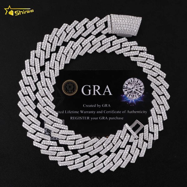 Hip Hop Necklace Miami Chain Gra Certificate Vvs Moissanite Sterling Silver 925 Gold Plated Diamond Iced Out Cuban Link Chain
Hip Hop Necklace Miami Chain Gra Certificate Vvs Moissanite Sterling Silver 925 Gold Plated Diamond Iced Out Cuban Link Chain