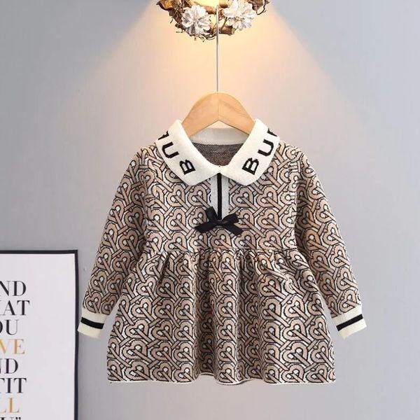 Designer Baby Girls Knitted Plaid Sweaters Dresses Spring Autumn Girl Long Sleeve Princess Dress Kids College Style Knitting Dress 2-7 Years Great Quality A04, #002
Designer Baby Girls Knitted Plaid Sweaters Dresses Spring Autumn Girl Long Sleeve Princess Dress Kids College Style Knitting Dress 2-7 Years Great Quality A04, #002