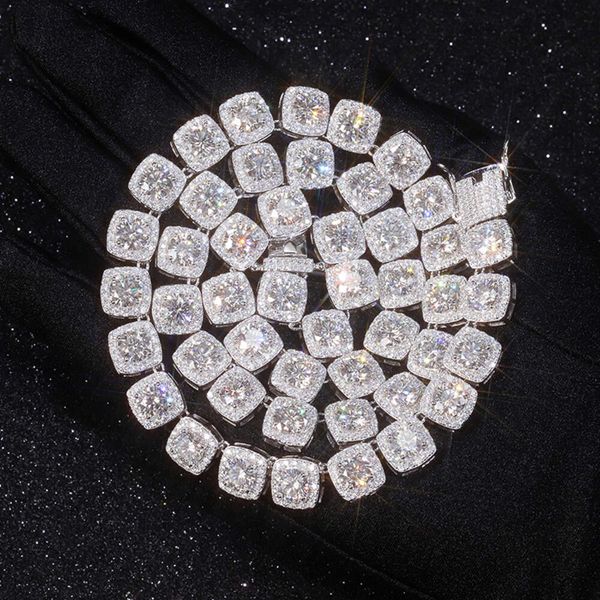 Fashion Design Gold Plated S925 Sterling Silver with Vvs Moissanite Diamond Tennis Chain for Jewelry Necklace
Fashion Design Gold Plated S925 Sterling Silver with Vvs Moissanite Diamond Tennis Chain for Jewelry Necklace