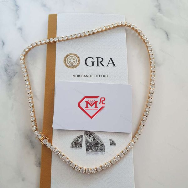 Factory 925 Sterling Silver Necklace Iced Vvs Moissanite Gra Certificate Hip Hop Diamond Tennis Chain
Factory 925 Sterling Silver Necklace Iced Vvs Moissanite Gra Certificate Hip Hop Diamond Tennis Chain