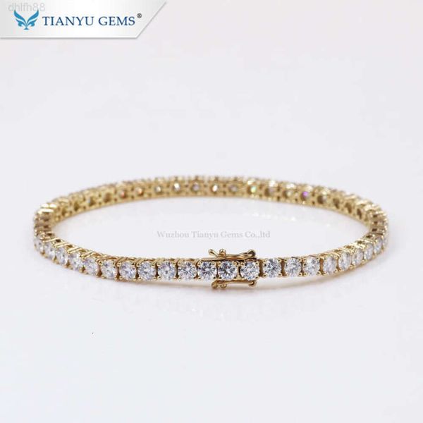 Tianyu Gems Customized Lab Grown Diamond 3mm/3.5mm/4mm Chain 10k 14k Solid Yellow Gold Bracelet for Women
Tianyu Gems Customized Lab Grown Diamond 3mm/3.5mm/4mm Chain 10k 14k Solid Yellow Gold Bracelet for Women