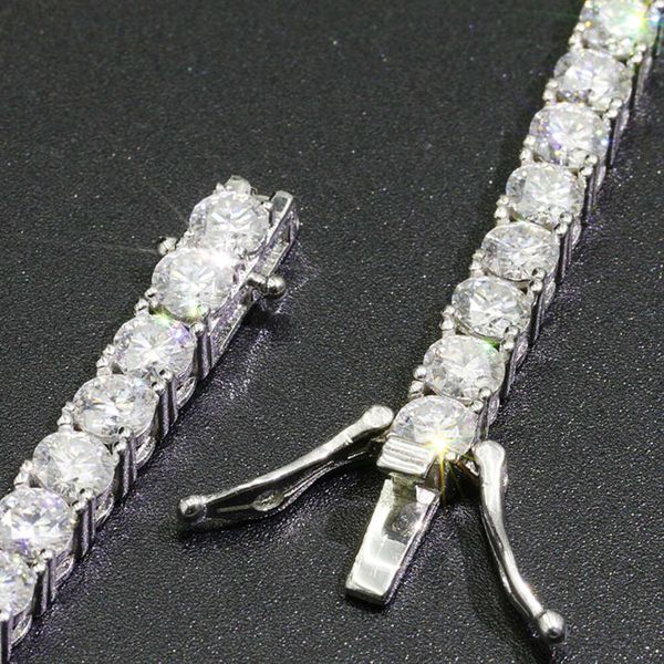 Fashion Tennis Chain 925 Sterling Silver 14k 18k White Gold Plated 5.0mm Round Moissanite Necklace Tennis Necklace
Fashion Tennis Chain 925 Sterling Silver 14k 18k White Gold Plated 5.0mm Round Moissanite Necklace Tennis Necklace