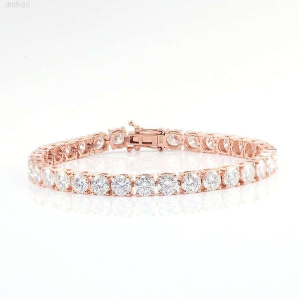 Factory Price Full Size Rose Gold Moissanite Tennis Pass Diamond Tester Tennis Chain 925 Sterling Silver Luxury Women Bracelet
Factory Price Full Size Rose Gold Moissanite Tennis Pass Diamond Tester Tennis Chain 925 Sterling Silver Luxury Women Bracelet