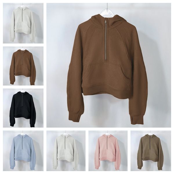 womens Autumn and winter yoga Scuba hoodie zipper terry designer sweater chothing fashion Gym Wear loose short Leggings Elastic Fitness Lady Overall Tights
womens Autumn and winter yoga Scuba hoodie zipper terry designer sweater chothing fashion Gym Wear loose short Leggings Elastic Fitness Lady Overall Tights