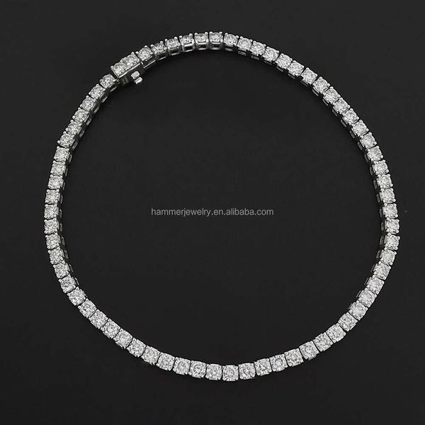 Classic 14k White Gold Tennis Bracelet Vvs Moissanite Solid 14k 585 Gold Bracelet Customized
Classic 14k White Gold Tennis Bracelet Vvs Moissanite Solid 14k 585 Gold Bracelet Customized