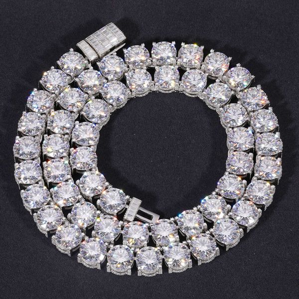 2023 New Design Iced Out Bracket 10mm 925 Sterling Silver Vvs Moissanite Diamond Baguette Buckle Tennis Chain Necklace
2023 New Design Iced Out Bracket 10mm 925 Sterling Silver Vvs Moissanite Diamond Baguette Buckle Tennis Chain Necklace