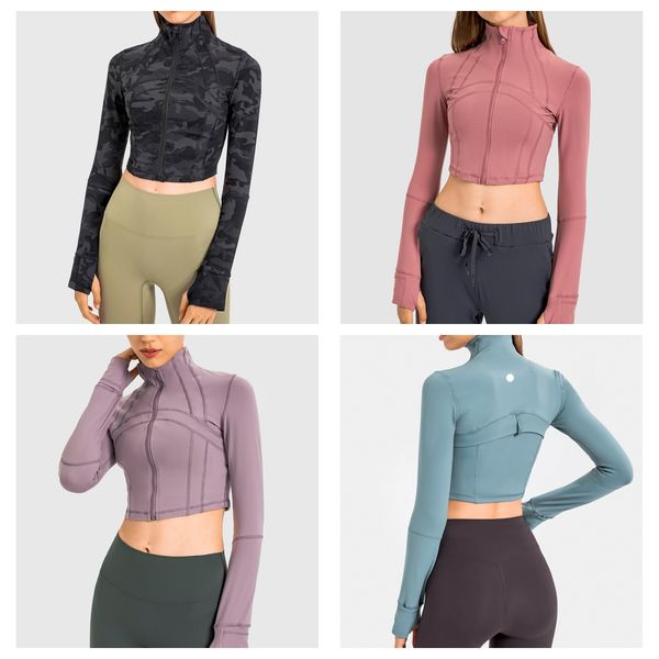 LU-230 Autumn and Winter New Stretch Zipper Running Long Sleeve Short Top Slim Sports Fitness Casual Yoga Coat Women, Black
LU-230 Autumn and Winter New Stretch Zipper Running Long Sleeve Short Top Slim Sports Fitness Casual Yoga Coat Women, Black