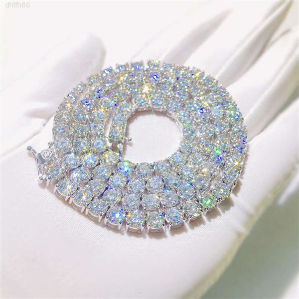 Hips Hops Necklace Men Diamond Chain Vvs Tennis Chain 5mm 925 Moissanite Tennis Chain Necklace
Hips Hops Necklace Men Diamond Chain Vvs Tennis Chain 5mm 925 Moissanite Tennis Chain Necklace