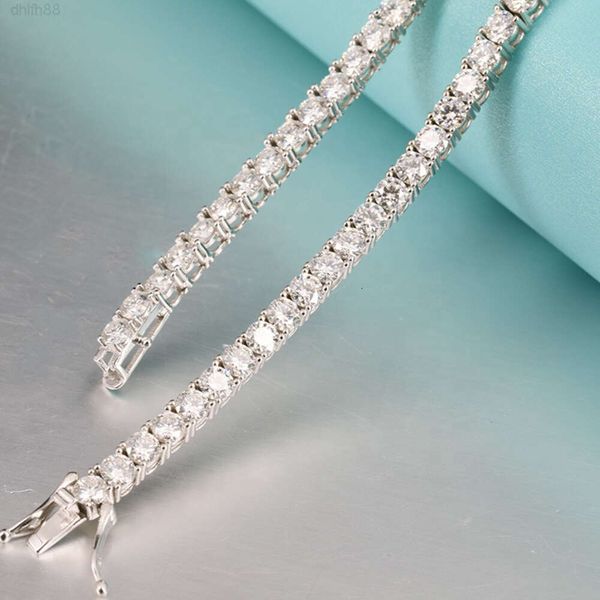 4mm 10k 14k 18k White Gold Plated Silver Tennis Chain Moissanite Necklace Cuban Link Chain
4mm 10k 14k 18k White Gold Plated Silver Tennis Chain Moissanite Necklace Cuban Link Chain