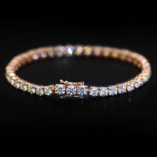 High Quality Customized 7inches Real S925 Silver 10k 14k 18k Gold 4mm Vvs Moissanite Diamond Tennis Chain Bracelet for Men Women
High Quality Customized 7inches Real S925 Silver 10k 14k 18k Gold 4mm Vvs Moissanite Diamond Tennis Chain Bracelet for Men Women