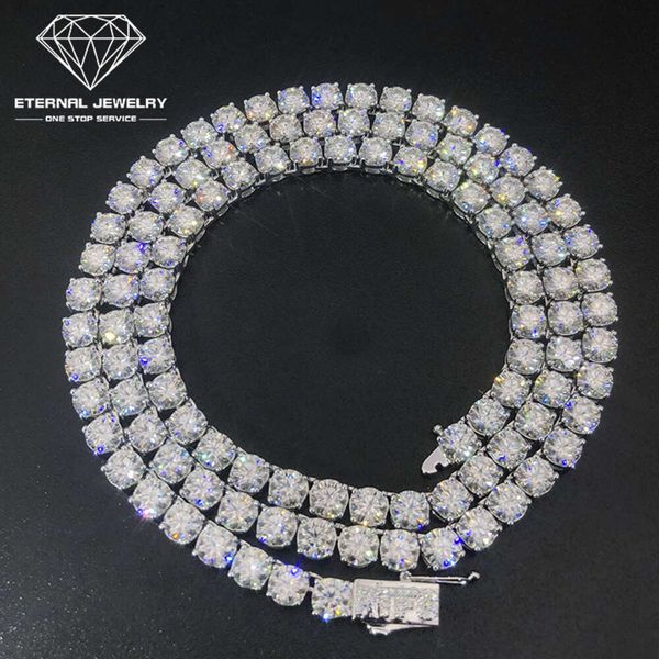 Factory Professional Custom Men Women Real S925 Silver 10k 14k Gold 5mm Moissanite Diamond 24 Inch Tennis Link Chain Necklace
Factory Professional Custom Men Women Real S925 Silver 10k 14k Gold 5mm Moissanite Diamond 24 Inch Tennis Link Chain Necklace
