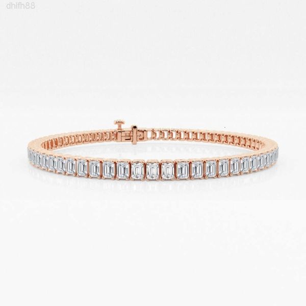 Medboo Fine Jewelry 14k Rose Gold Vvs1 d 7ct Emerald Cut Moissanite Tennis Bracelet 7 Inches Jewellery Bangle for Women
Medboo Fine Jewelry 14k Rose Gold Vvs1 d 7ct Emerald Cut Moissanite Tennis Bracelet 7 Inches Jewellery Bangle for Women