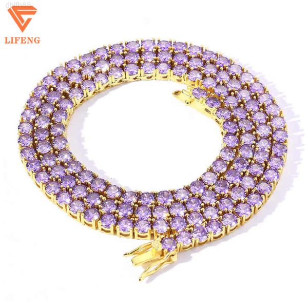 Lifeng Fashion Jewelry Purple Moissamite Tennis Chain 2mm 3mm 4mm 5mm Vvs 8mm Link Chain Custom Tennis Necklace
Lifeng Fashion Jewelry Purple Moissamite Tennis Chain 2mm 3mm 4mm 5mm Vvs 8mm Link Chain Custom Tennis Necklace